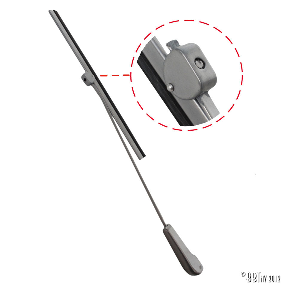 Ruitenwisser + arm, zilver voor T1 — VintageDub