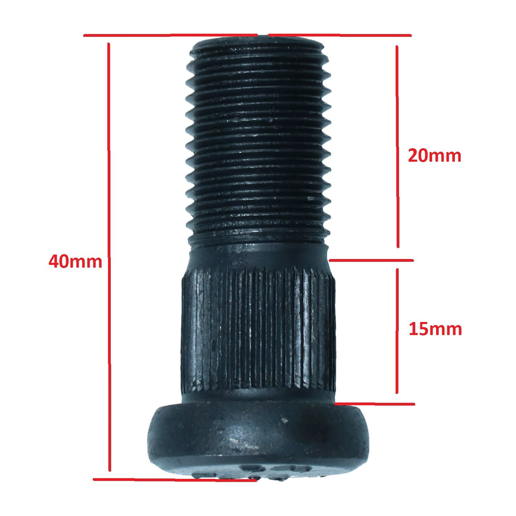 Wielstud achteraan M14 x 40mm detail — T2
