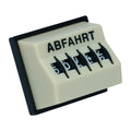 Day counter 'Abfahrt' - Ivory