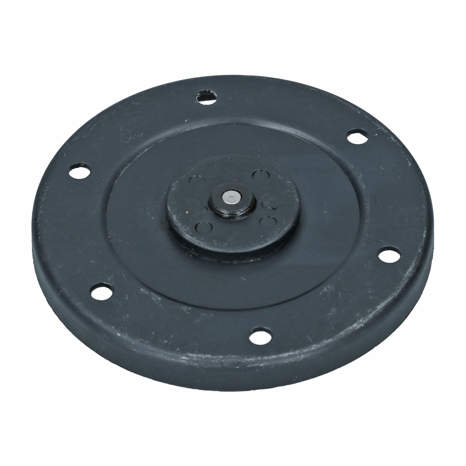 Olieverversingsplaat met aflaatplug detail — T1, T2, Kever, KG