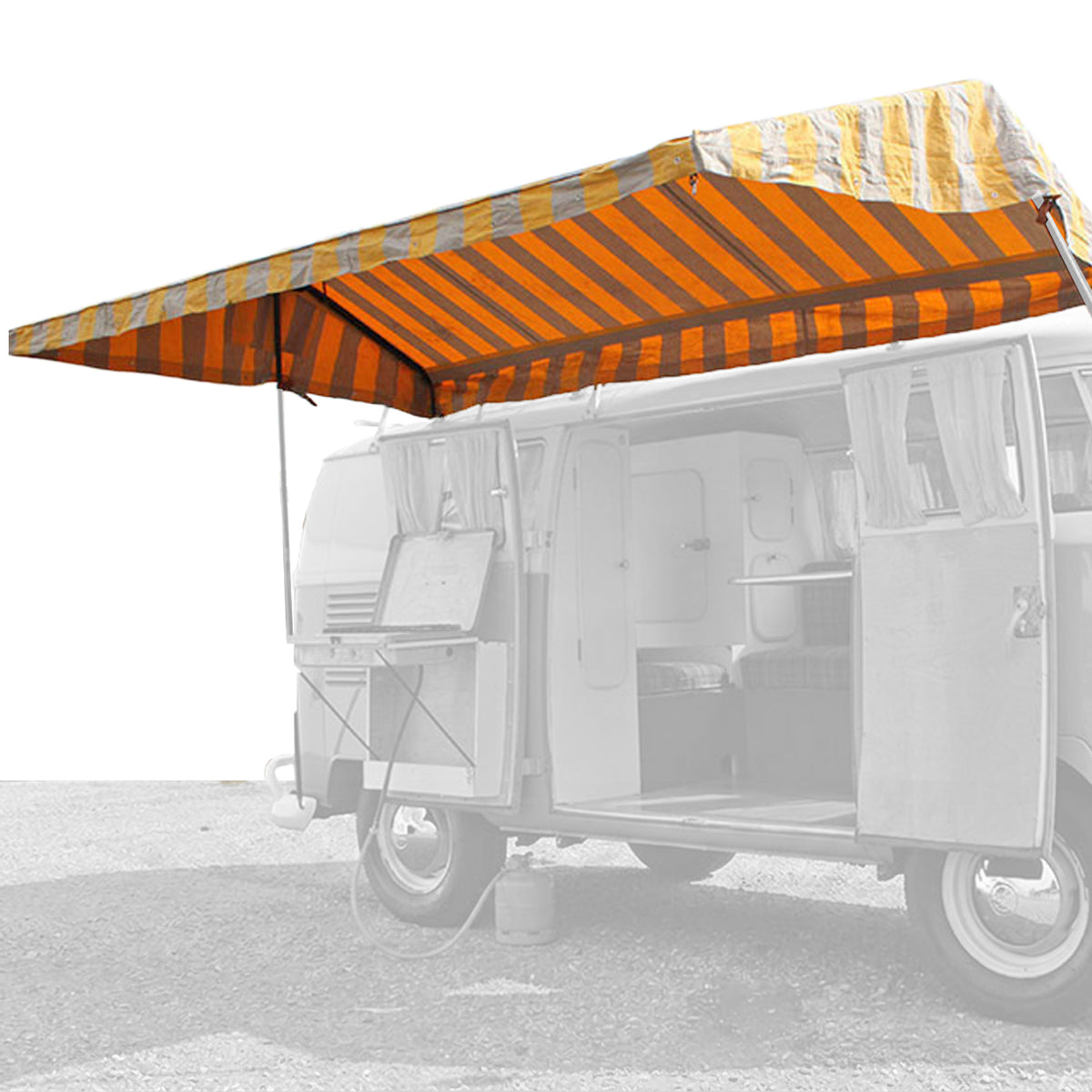 VW T1 | Westfalia tent top, geel/grijs