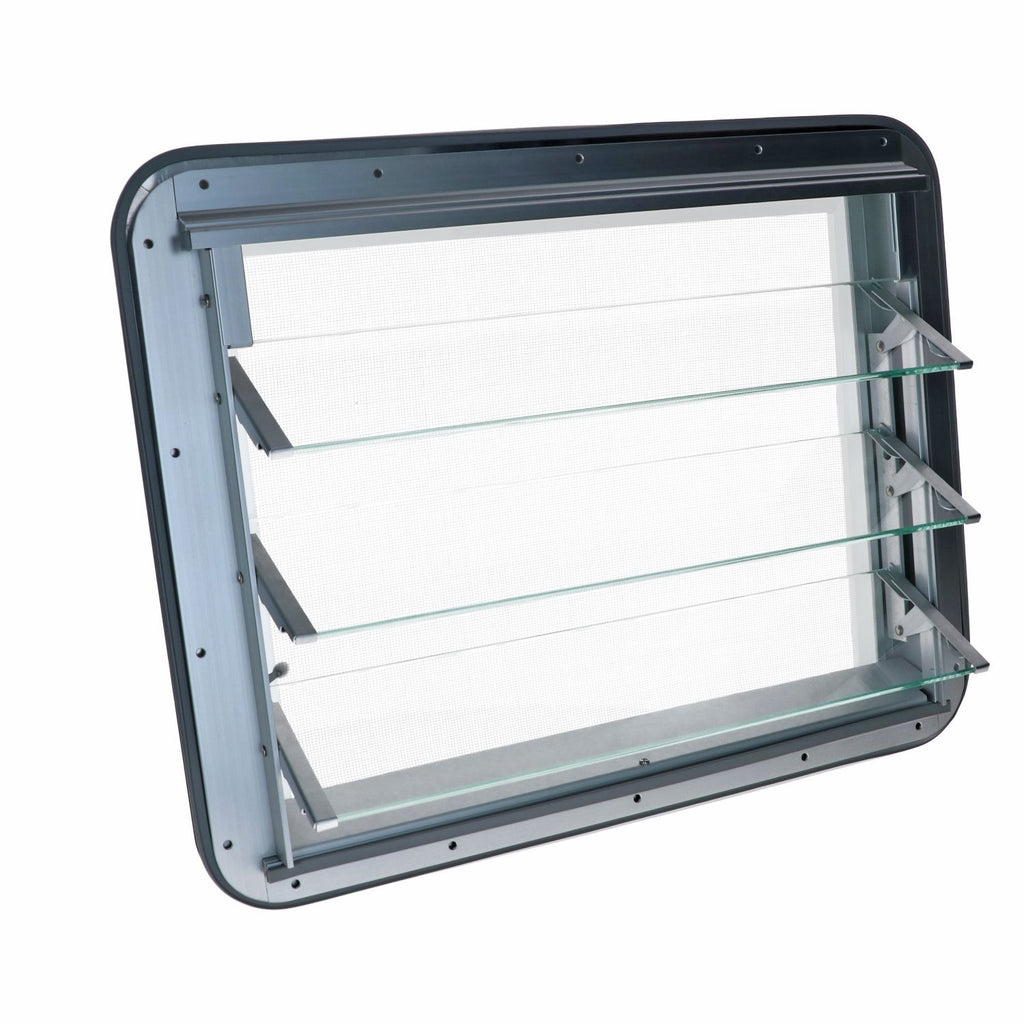 Westfalia louvre raam, compleet voor T1 — VintageDub