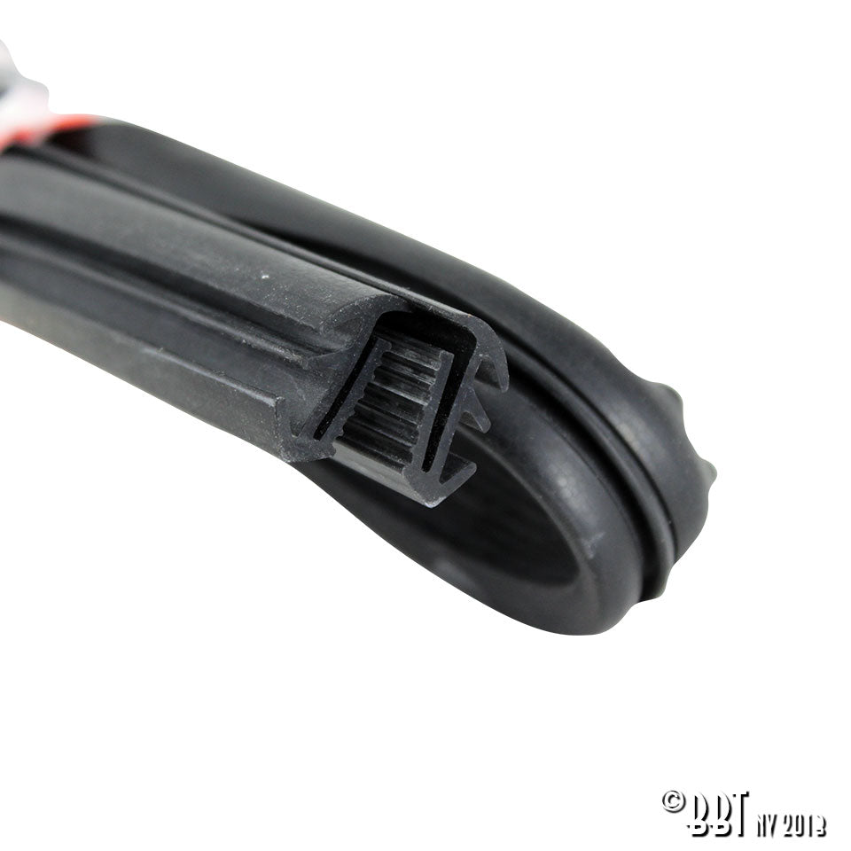 Rubber tussen Cabriokap en voorruitframe detail — KG
