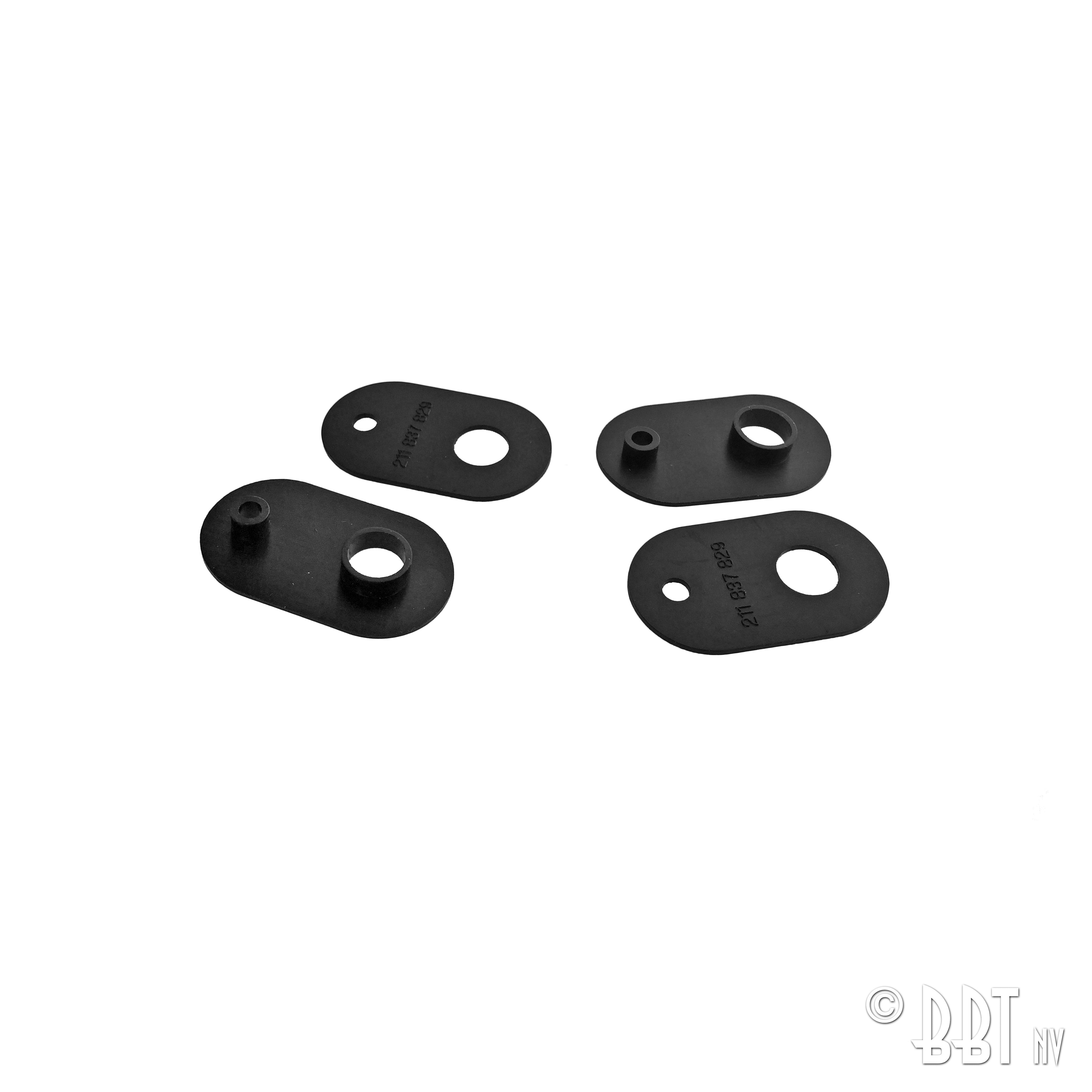 Rubbers voor deurruitklemmen (paar) voor T1 — VintageDub