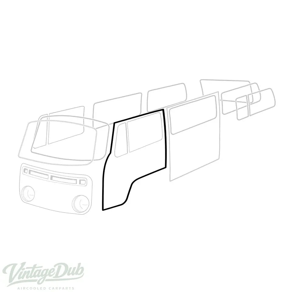 Deurrubber links, per stuk | VW T2 Bus 08/67-07/79 | 211 831 721D