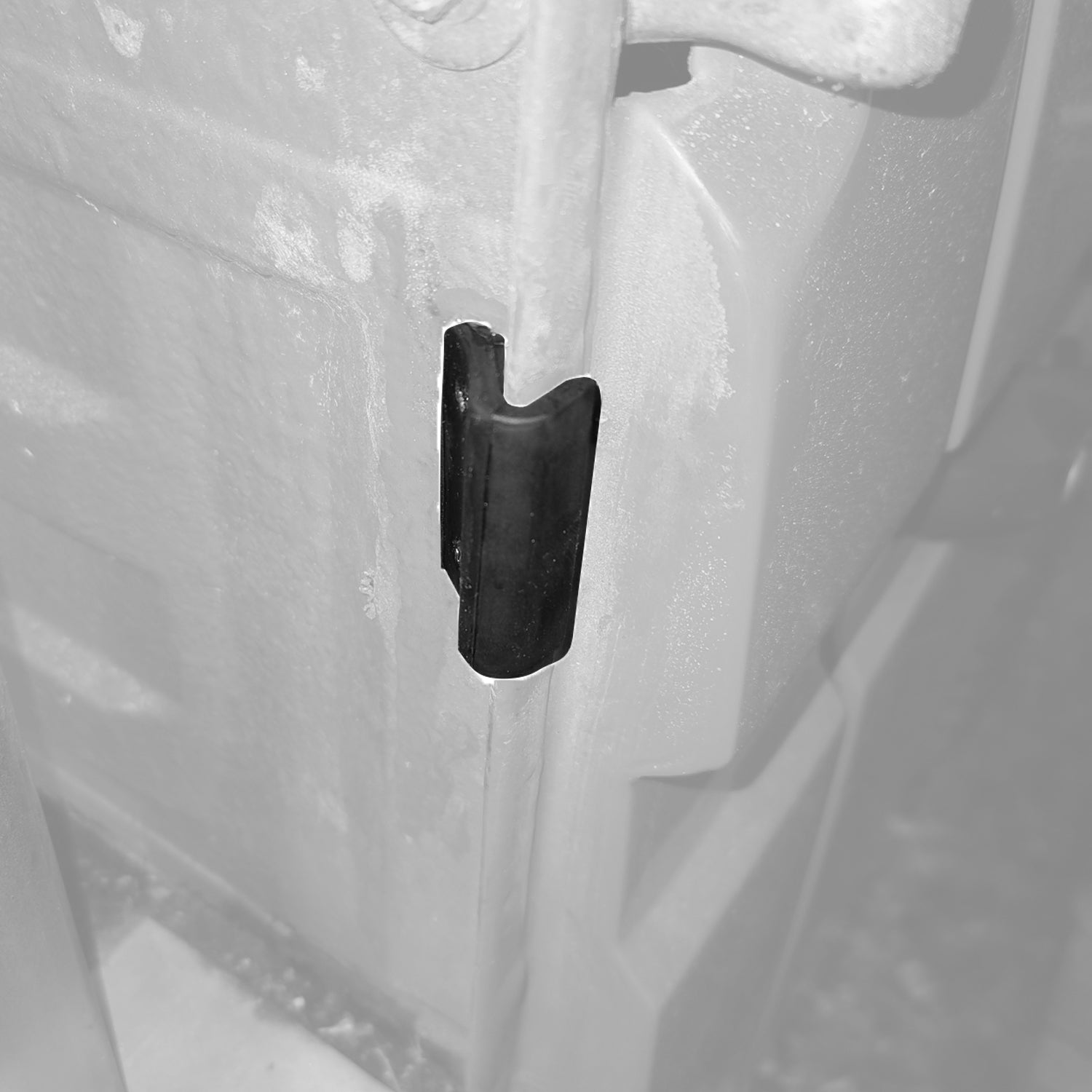 Laadklep stootrubber op voorwand Pick-up detail — T3