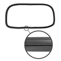 Achterruitrubber 'Deluxe' (alu sierlijst), Notchback — VintageDub