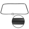 Achterruitrubber 'Deluxe' (alu sierlijst) - Fastback — VintageDub