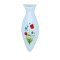 Vase à fleur céramique, Motif floral coloré