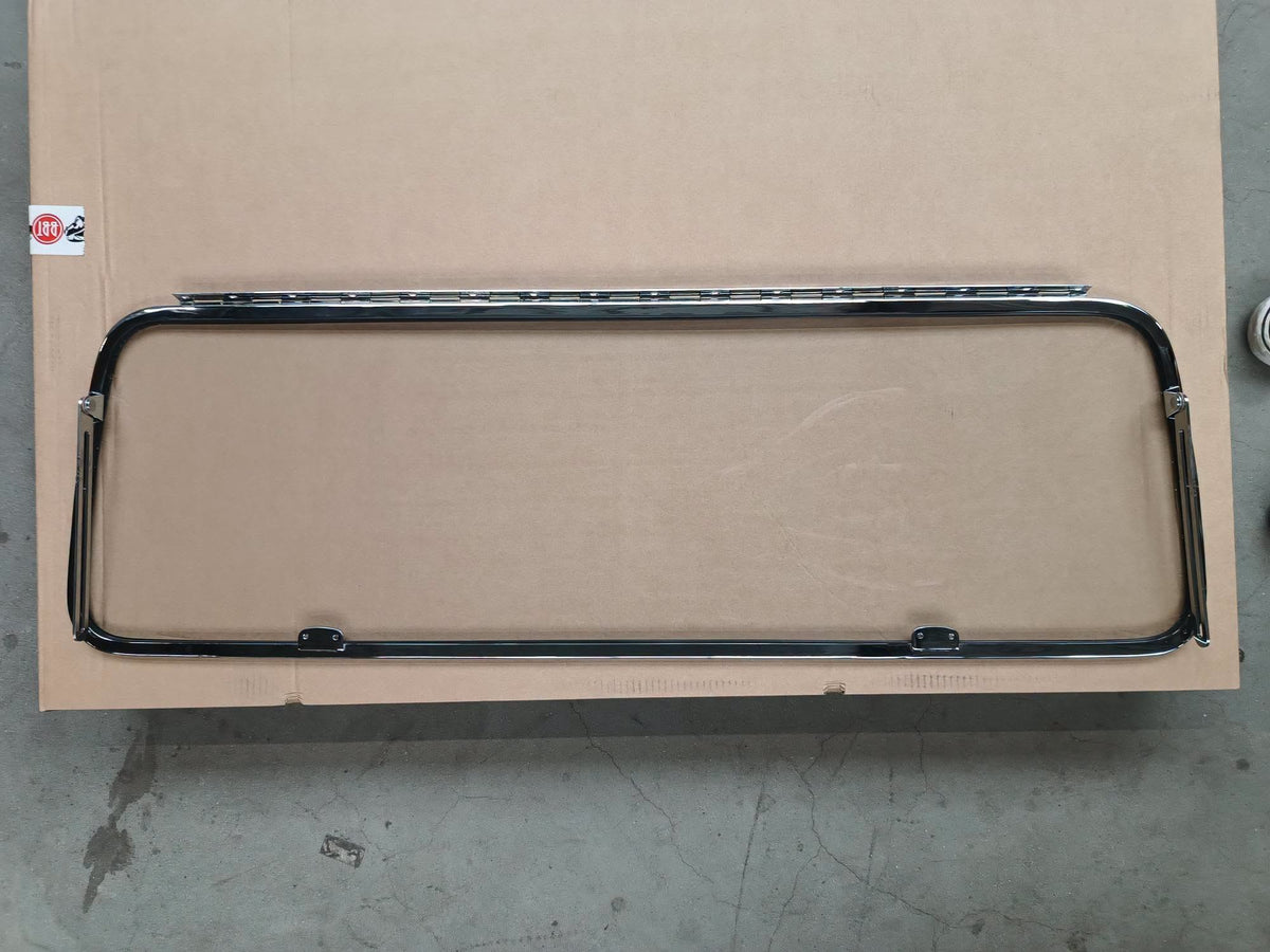 VW T1, T2 Bus | Safari ruit, achteraan, High Quality verchroomd, compleet | 08/63-07/79