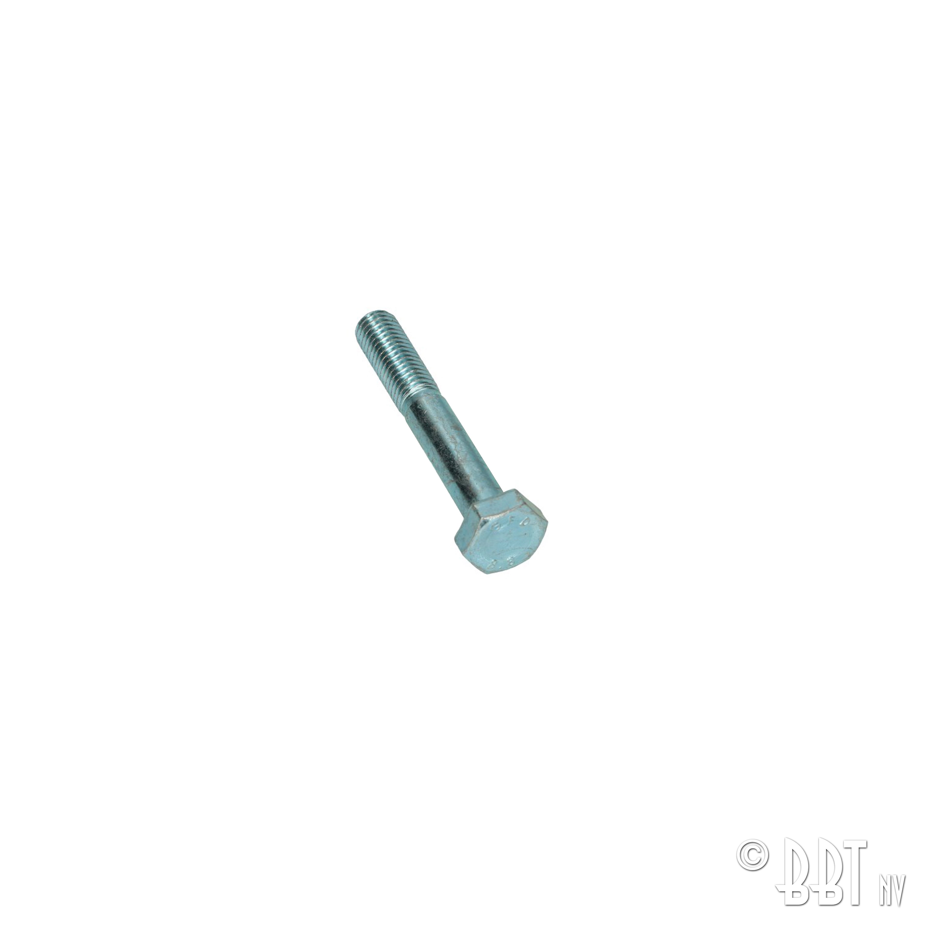 Zeskantbout halve draad verzinkt M10 x 45 Din 931 — VintageDub
