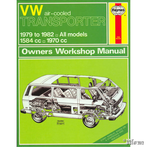 VW Air-cooled Transporter Manual, Engels, J.H. Haynes — VintageDub