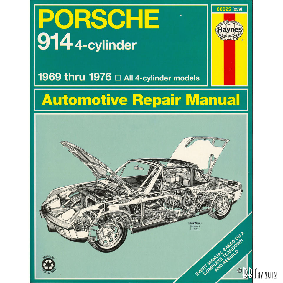 Haynes manuel VW Porsche 914 /4 — VintageDub