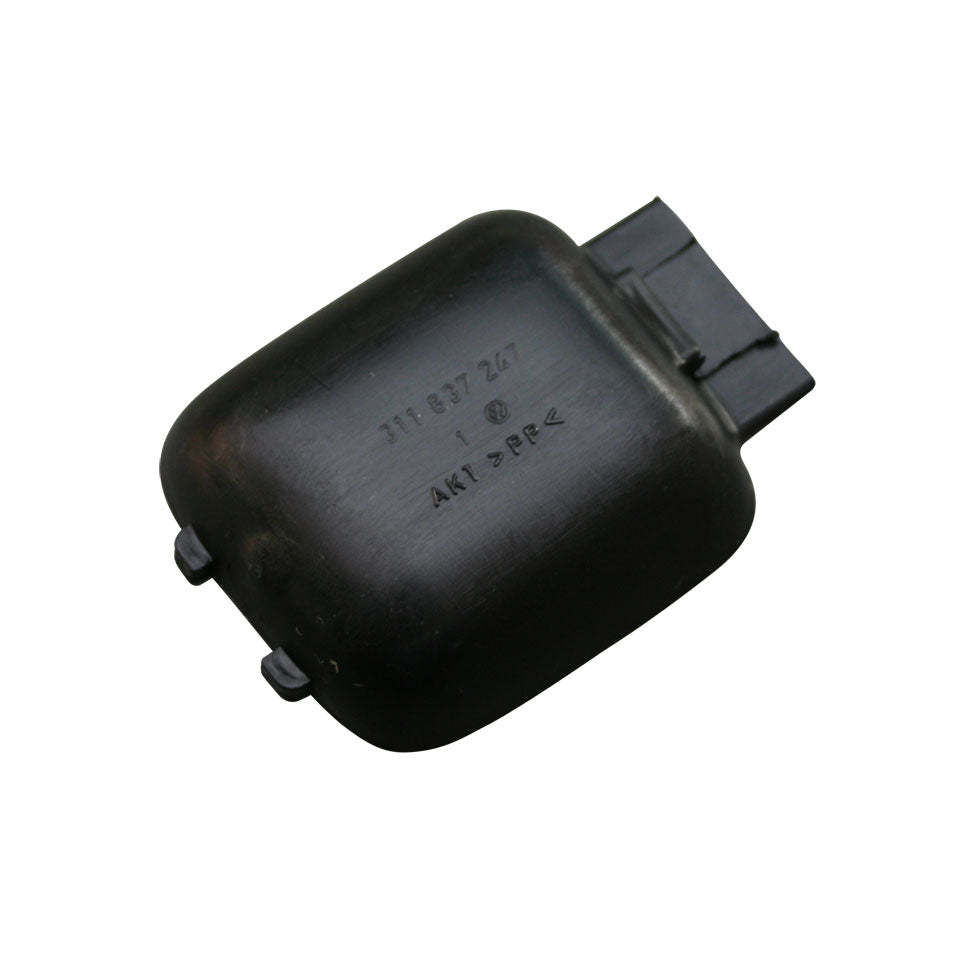 Deurklink beschermplaat binnen zwart detail — T2, Kever, KG