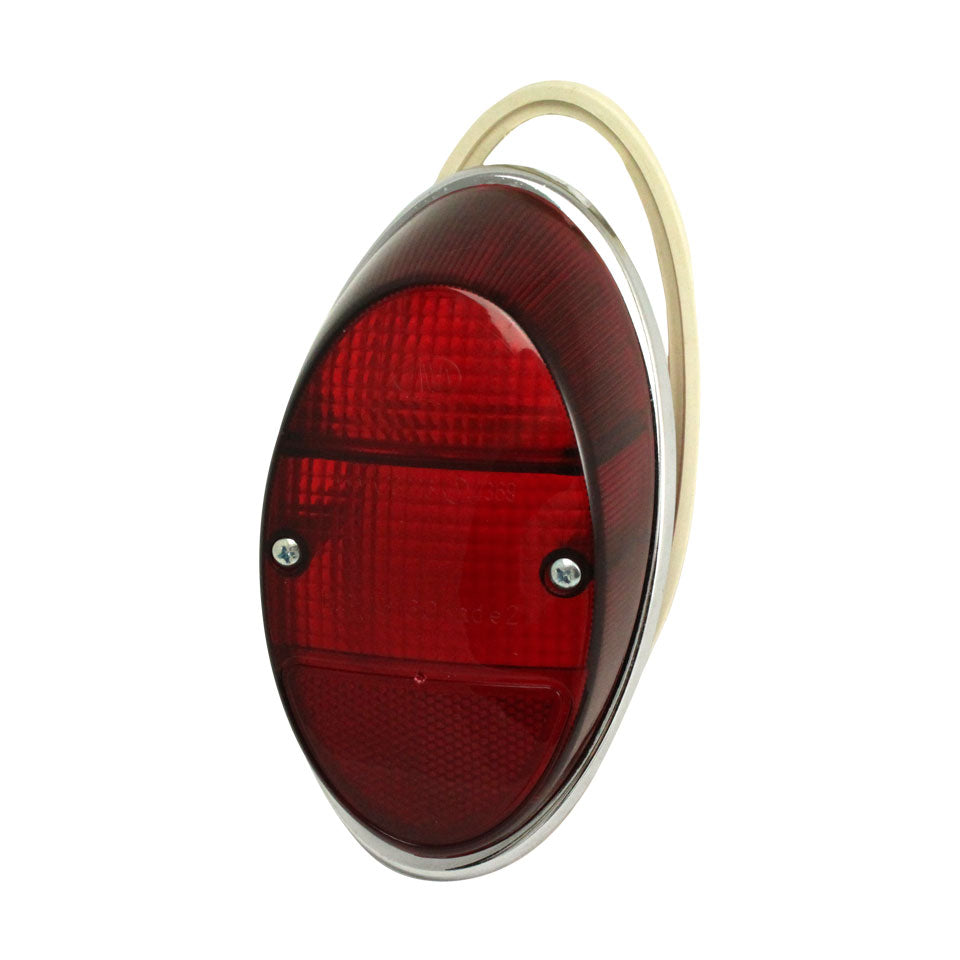 Achterlicht glas (USA) TQ, met ring en rubber detail — Kever