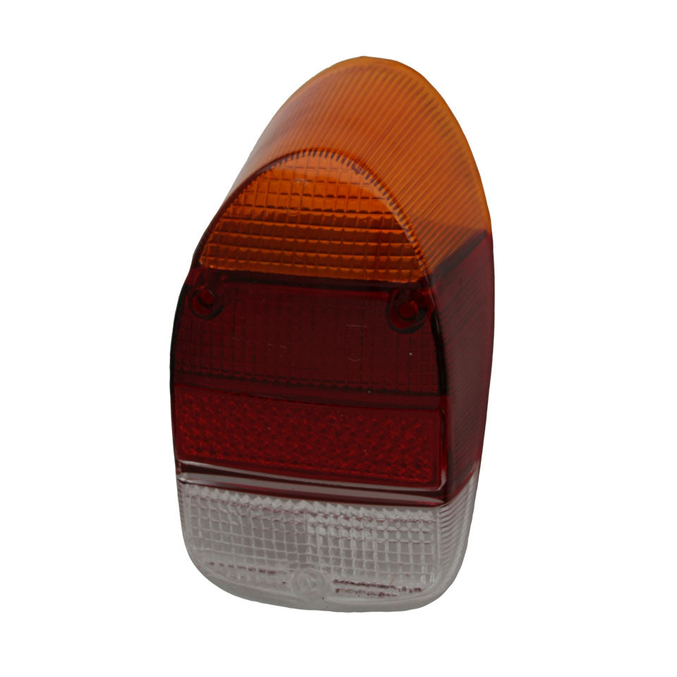 Achterlicht glas, Europees, Oranje/rood/transparant detail — Kever