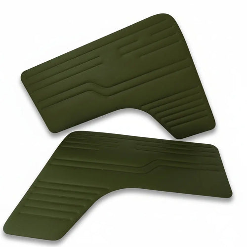 Deurpanelen vooraan z-lijnen groen - T2 08/67-07/79 (paar) — VintageDub