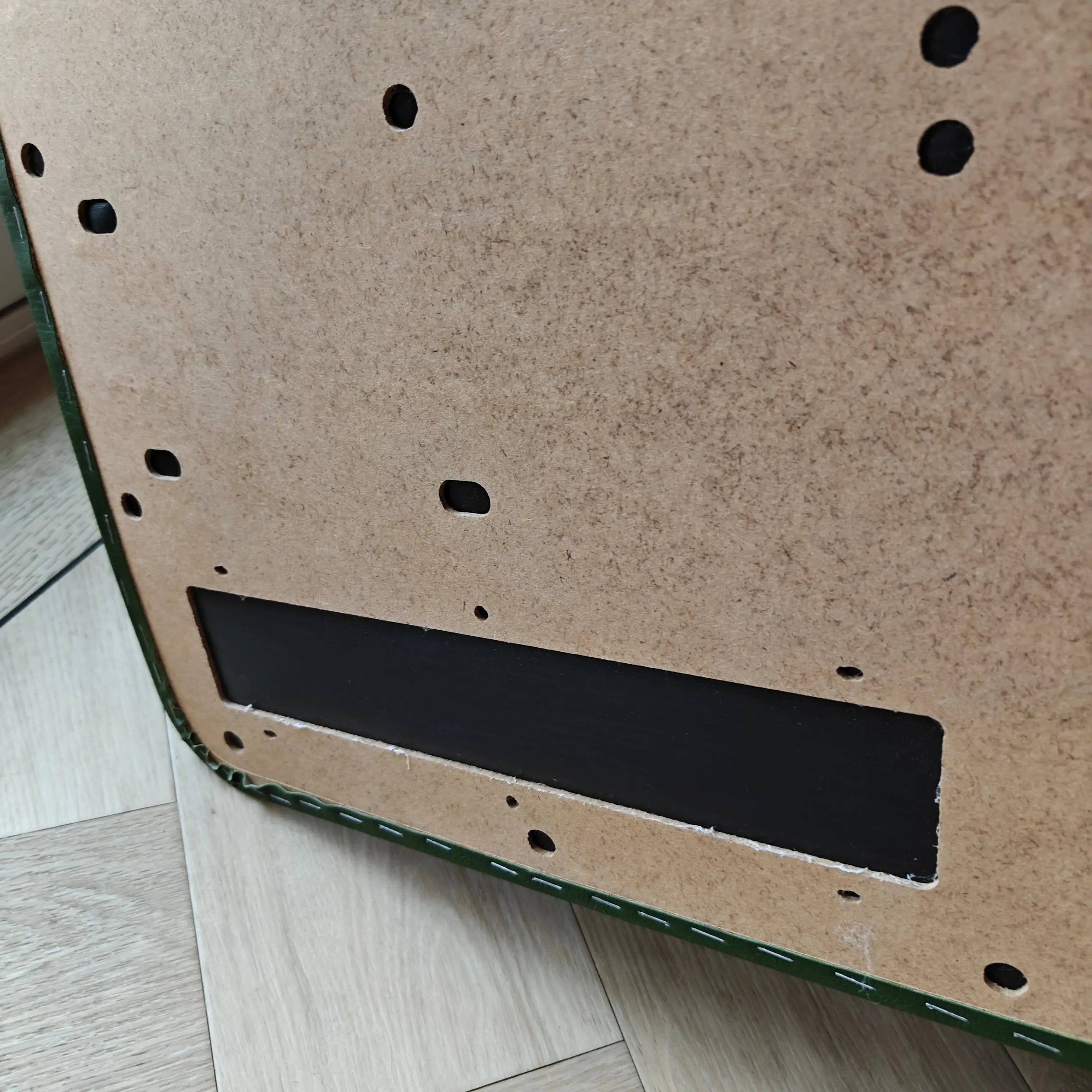 Deurpanelen vooraan z-lijnen groen - T2 08/67-07/79 (paar) — VintageDub