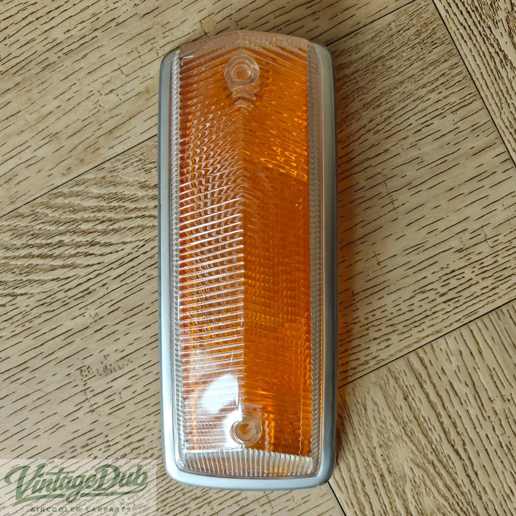 Knipperlichtglas oranje rechts – VW T2 T2a 67 - 72 211953142P — VintageDub