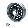 BBT Sprintstar 4,5 x 15", ET +15 chroom/zwart, 5-gaats (5x205) velg