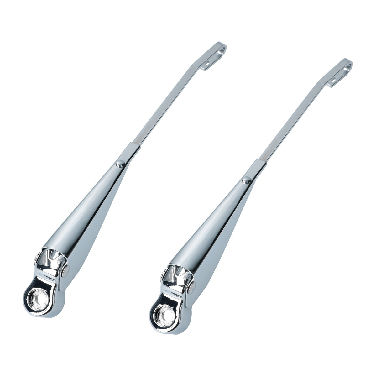 Ruitenwisserarmen set links + rechts, chroom – VW Kever 1300/1302 – OEM 111 955 407E