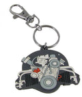 Karabijnhaak sleutelhanger met Type-1 motor