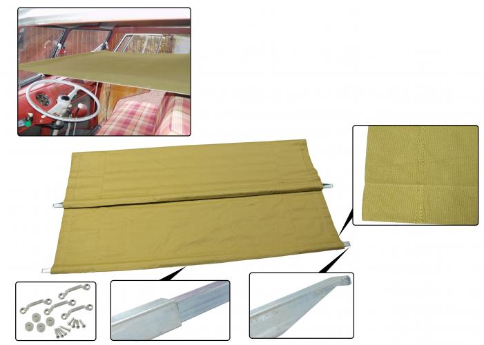 VW T1 Bus | Kinderhangmat inclusief montage beugels en montageset, t/m 07/67