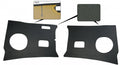 VW T1 Bus | TMI Schopborden zwart vinyl bekleed hardboard (per paar) | Bus 1964 (VIN 1285160) - 07/67 (LHD) | 211863111E, 211863112E