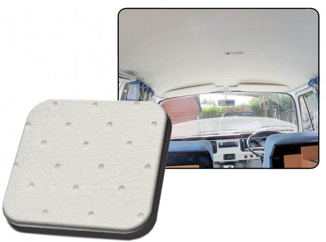 VW T2 Bus | TMI Hemel geperforeerd vinyl, zonder schuifdak, gebroken wit | Bus 08/71 - 07/79 (9 baleinen)