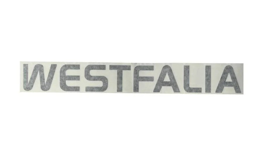Autocollant 'WESTFALIA', argent, 45x6cm