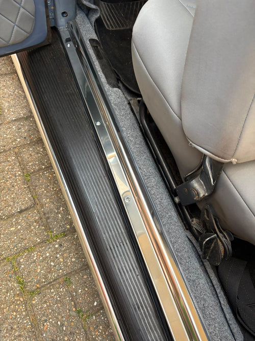 VW Cox | Protection de seuil de porte, inox | 000 063 101A