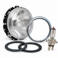 Koplampset H4 E-keur compleet, per auto | VW T2 Bus 08/67-08/73, Kever 08/67-07/73, Type 181 | 113 941 175 + 311 941 119