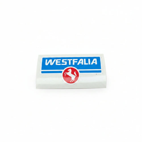 Sticker 'Westfalia' paard, 10x5cm (antiek logo)