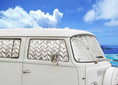 VW T2 Bus | Thermomatten set, 8-delig, 7 lagen, 08/1967-07/1979