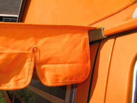 VW T2 Bus | Vintage zonneluifel oranje, t/m 07/79