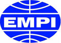 Sticker 'EMPI', Oval, 45x82mm