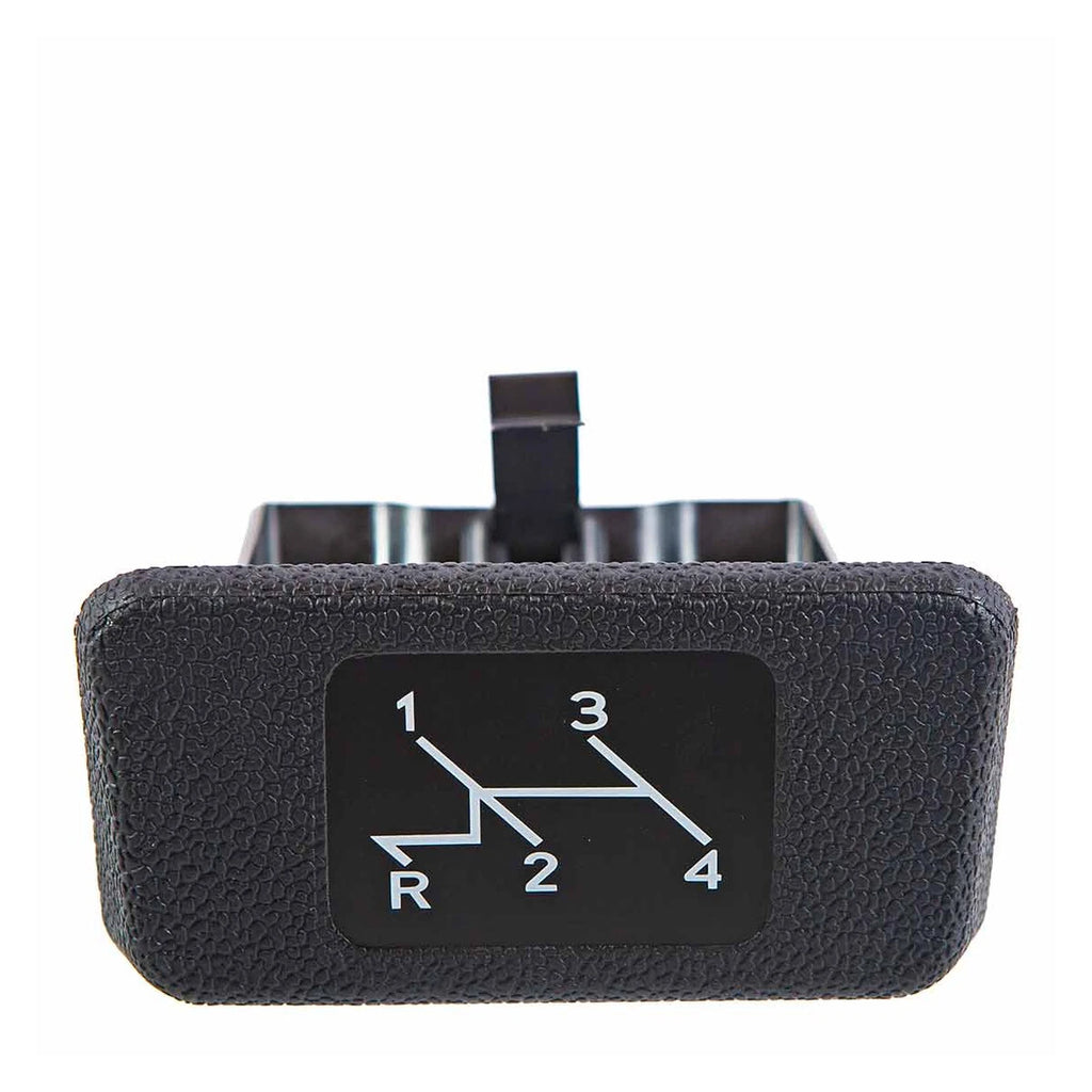 VW T2 Bus | Ashtray, Black with White Shift Pattern, 8/67-7/79