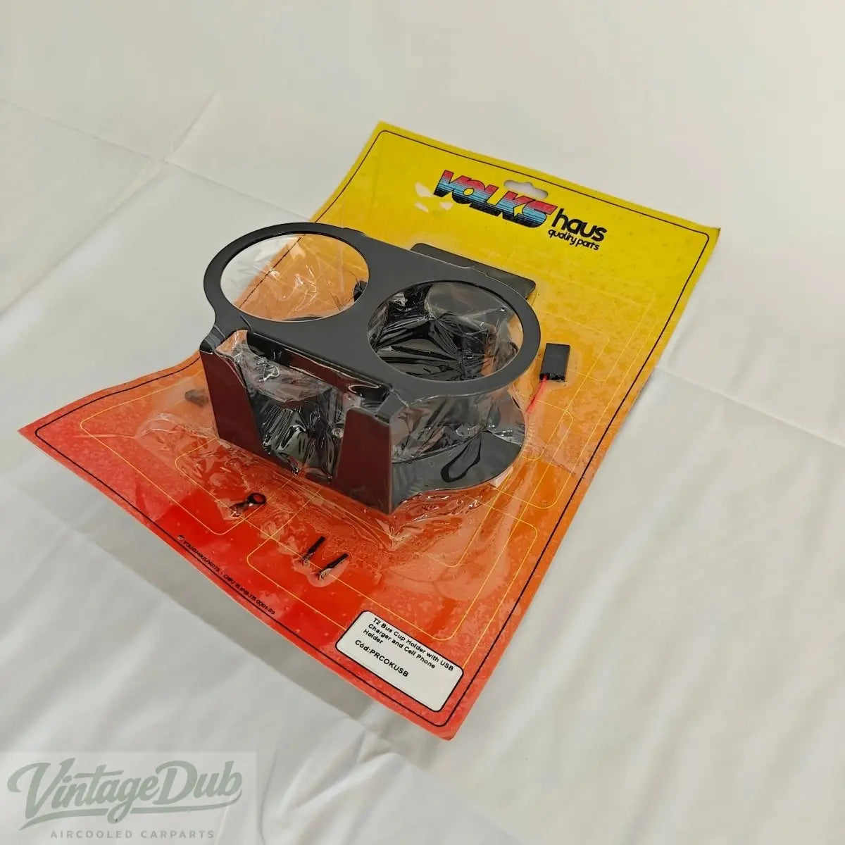 VW T2 USB lader / drank- telefoonhouder voor asbak 12 volt — VintageDub