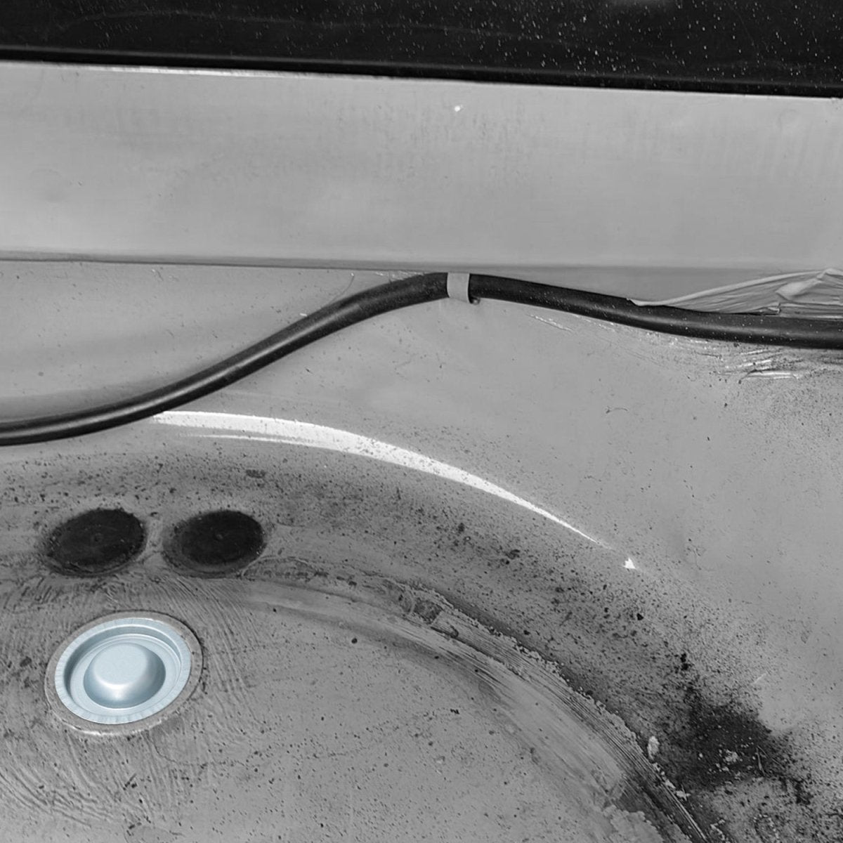 VW Kever | Deksel stuurhuisinspectie reservewielbak 55,6mm 67-79 02/1303 | 113 805 583