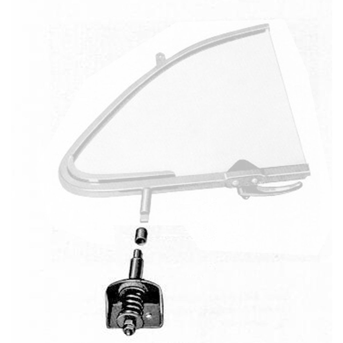 VW Cox | Gond de déflecteur inférieur | 10/52-07/55 | 1111 837 669+665+653, 211 837 663+667, N 11 008 3