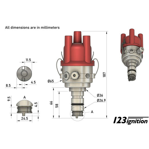 123 Ignition Elektronische Ontsteking - Zonder Vacuüm - VW-R