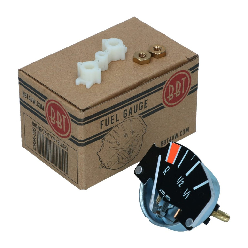 Benzinemeter, zwart detail — T2